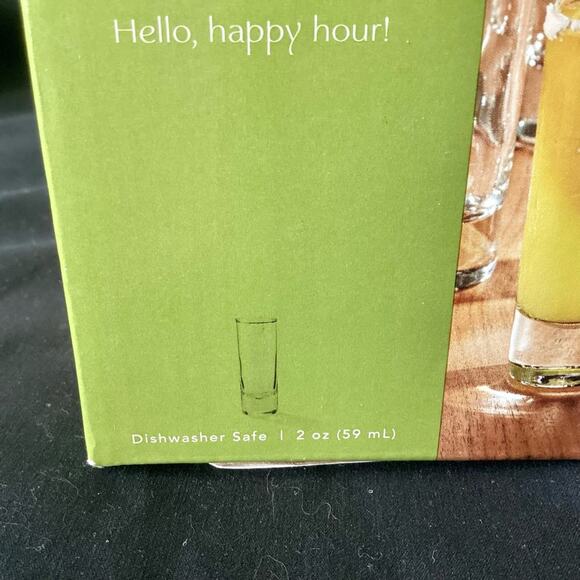 NWOT Set of 4 Tall Shot Glasses - Picture 5 of 5